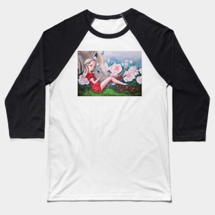 girl with animal 2005 - Mark Ryden Baseball T-Shirt